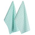 thumbnail image 1 of Juego de paños de cocina DII Lattice Basics Collection Aqua (2 piezas), 1 of 8