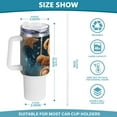 thumbnail image 3 of Teddy Bear Stars Starry Sky 40 oz Tumbler with Handle Insulated&nbsp;Travel Mug&nbsp;Lid Straw Leak Proof Steel Vacuum Water Bottles Glasses Fits in Car Cup Holder, 3 of 7
