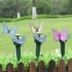 Solar Fluttering Butterflies Electric Butterflies Toy Bird for Garden Yard Patio Decoration