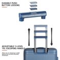 thumbnail image 2 of Hikolayae Dorado Collection Hardside Spinner Luggage Sets in Blue, 3 Piece - TSA Lock, 2 of 9