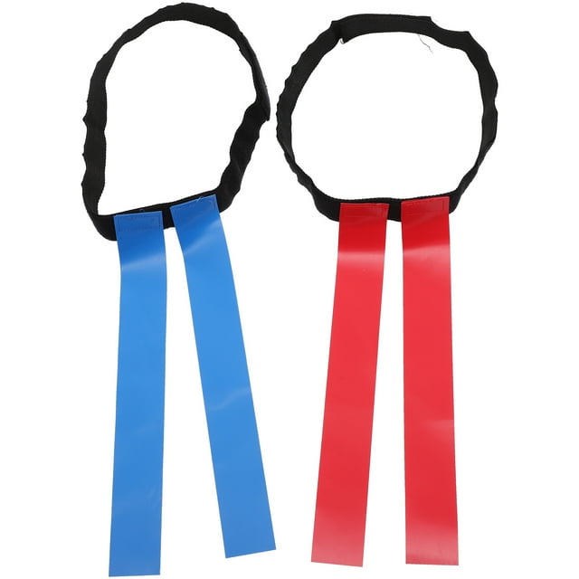 SHISUYAN 2 Ensembles de Ceintures de Drapeaux de Football pour Enfants Drapeaux de Taille de Rugby Colorés Fournitures Sportives