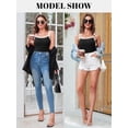 thumbnail image 6 of Alove Padded Tank Tops Camisoles Women Solid Conservative Vest with Built-in Bra Adjustable Strap Cotton Cami Shirts, 6 of 8