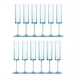 thumbnail image 1 of Copas de Champán Copas de Champán Cuadradas de 6 Onzas Copas de Tallo Copas para Brindis de Boda Reutilizables Paquete de 12 Azul, 1 of 5