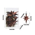 thumbnail image 3 of ABPWLY Home 12-Pack Plastic Plated Eight Pointed Star Christmas Tree Hanging Ornament Colorful Boxed Decoration Fall Decorations For Home, 3 of 6