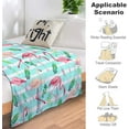 thumbnail image 5 of Flamingo Blanket Super Soft Flamingo Throw Blanket Warm Cozy Flannel Blankets for Women Kids Adults Gifts 50"X 40", 5 of 6