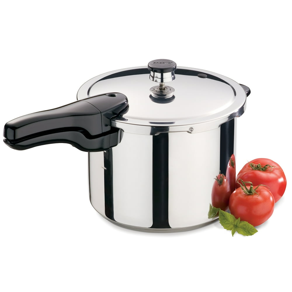 Presto 6Quart Stainless Steel Pressure Cooker 01362