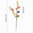thumbnail image 3 of Matoen Artificial Easter Eggs and Berries Decorative Spring Floral Stems Easter Floral Picks Easter Egg Twig Branches Floral Arrangement Centerpiece Wreath Decoration, 3 of 8