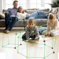 thumbnail image 5 of Kids Fort Building Kits,DIY Puzzle,Toy House,Build Your Hut,DIY Building Castles Tunnels Play Tent Indoor and Outdoor Gift for Boys Girl Age 5 6 7 8 9, 5 of 5
