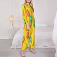 thumbnail image 3 of Fotbe Easter eggs (2) Pattern Long Sleeve Pajama Set for Women,Sleepwear Set,2-piece Loungewear Set,Soft PJs Comfy Nightwear with Pockets-XX-Large, 3 of 7