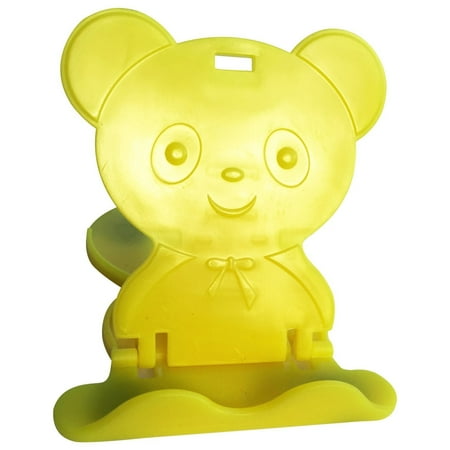 Contixo Multi-Angle Plastics Stand for Tablets, e-Readers and Smartphones (Yellow)