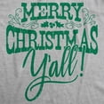 thumbnail image 2 of Womens Merry Christmas Y'all T Shirt Cute Holiday Tee for Ladies Womens Graphic Tees, 2 of 7