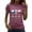 #04 Wine, variant on Zynoxe Independence Day T Shirts for Women Fashionable Round Neck Graphic Tees Patriotic Short Sleeve Going Out Summer Tops (#03 Red,L)