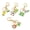 Multicolor 02, variant on HOMEIORA 4PCS Football Keychain, Soccer Ball Keychain Set - Metal Enamel Soccer Themed Keychains for Sports Fans, Backpack Charms, Gifts for Men & Women