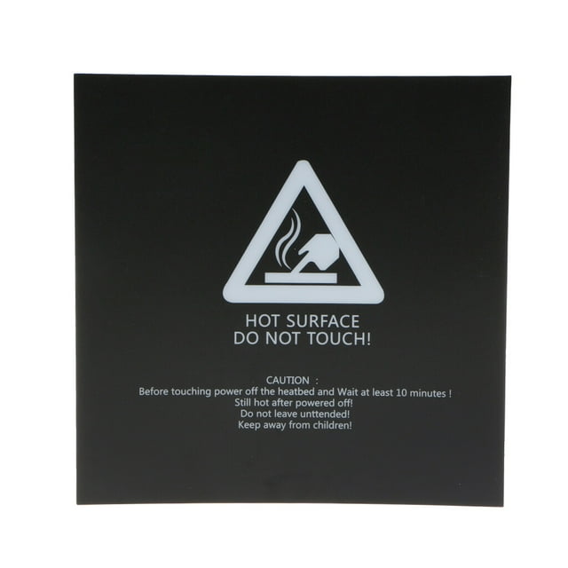 pitrice Lit d'Imprimante 3D Surface de Construction Lit Chauffant Plaque Feuille Carrée 220x220mm