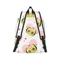 thumbnail image 6 of Rocae Avocado Lovers for Durable Canvas Backpack Leisure Large Bag Travel Rucksack Multi-function Backpack Small, 6 of 8