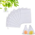 thumbnail image 1 of 100/50/20Pcs Grape Protection Bags with Drawstring Fruit Protection Mesh Bag Protective Pouches for Strawberry Organza Gift Bags White 10x15cm (20Pcs), 1 of 6