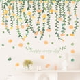 thumbnail image 4 of JUNWELL 4 Pcs Green Plant Leaves Vine Wall Decor Spring Green Peel and Stick Wall Art Home Decor Removable Green Leaf Rattan Wall Decoration Sticker for Teen Girl Living Room Office, 4 of 5