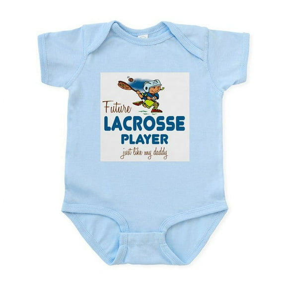 CafePress - Future Lacrosse Player Like Daddy Infant Bodysuit - Baby Light Bodysuit, Size Newborn - 24 Months