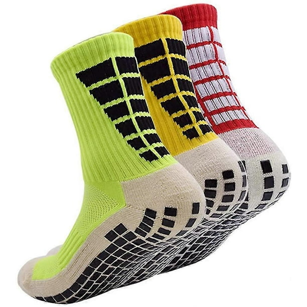 3 Pairs Non Slip Hospital Socks, Anti Slip Non Skid Slipper Hospital Socks With Grips For Adults Men Women Elderly