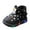 Black, variant on XXWXYD Toddler Warm Children Luminous Cotton Light Boots Led Baby Girls Boys Kids Shoes Winter Casual Shoes Cute Waterproof Outdoor Lining Non-Slip Warm Snow Boots(2.5-3 Years,Male)