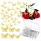 thumbnail image 2 of Juego de 160 Piezas Accesorios para Ramo Flores, 60 Pegatinas Mariposa Doradas 3D Decoración Pared y 100 Ramilletes Diamantes, 2 of 8