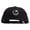 Black, variant on Smiling Face Embroidered Big Size Premium Flat Bill Trucker Cap - Black XL-3XL