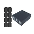 thumbnail image 2 of Caja de baraja de cartas Strade Fareast Limited Multiusos Negro Gris 8 divisores, 2 of 8