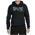thumbnail image 2 of Wild Bobby, Thou Shall Not Try Me Mood 24:7, Inspirational/Christian, Unisex Graphic Hoodie Sweatshirt, Black, Small, 2 of 4