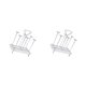 thumbnail image 1 of Bearachild Luxury Iron Mug Holder Stand 6 Cup Hooks for Glasses Organizer Home Kitchen Tipo 1 2Conjunto, 1 of 1