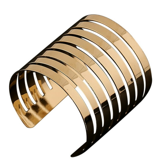 Iumwxz New Fashion Women's Vintage Gold Punk Cuff Bracelet Jewelry Gold