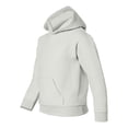 thumbnail image 2 of Heavy Blend Youth Hooded Sweatshirt, XS, White, 2 of 3