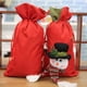 thumbnail image 3 of Bolsas navideñas con cordón de Santa Sacks, bolsas navideñas de tela con diseño 3D de 15 x 8 pulgadas para suministros para fiestas navideñas, 3 of 5