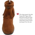 thumbnail image 6 of Minnetonka Women's High Top Back Zip Boots 8 M Brown, 6 of 7