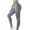 Gray, variant on LYEAA Yoga Pants Women with Pockets High Waist Butt Lifting Pants Ankle Length Workout Elastic Leggings Stretch Shapewear Running Fitted Sports Casual Soft Pants Breathable Pants M