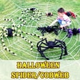 thumbnail image 4 of MesaSe 4pcs Hairy Giant Spider Halloween Prop Haunted House Party In/Outdoor Decor, 4 of 7