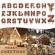 thumbnail image 4 of Adornos de 26 letras para árbol de Navidad de exterior, decoraciones para insertar en el suelo, decoraciones para exteriores con motivos navideños de bayas, insertos acrílicos 2D para árbol de Navidad, 4 of 4