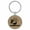 Light Brown, variant on Deer in Forest Nature Animal White Laser Engraved Leatherette Keychain Backpack Pull - 1.5 x 3 Inches
