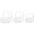 thumbnail image 5 of Natural Willow Oval Shaped Gift Basket Fruit Bowl Bread Serving Tray with Handle, 5 of 10