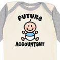 thumbnail image 4 of Inktastic Future Accountant in Training Baby Boys Long Sleeve Baby Bodysuit, 4 of 5
