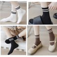 thumbnail image 5 of JIANFANG Women Viscose Bamboo Ankle Socks Low Cut Thin Sock Lightweight Pastal Color Soft Sock 5 Pairs, 5 of 7