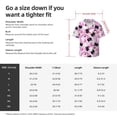 thumbnail image 5 of Kdxio Men's Hawaiian Shirt for Men Short Sleeve Shirt Pink Girl Halloween Summer Casual Holiday Beach Button Down T-Shirts, 5 of 5