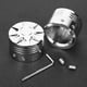 thumbnail image 4 of Tapa del eje delantero Tapa del ejeTapa del delantero la delantera 2 uds tapa de tuerca del eje delantero de la motocicleta cubierta de aleación de aluminio apta para VRSC Touring Trike, 4 of 8