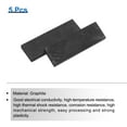 thumbnail image 3 of Rectangle Graphite Block Disk Ingot High Purity Graphite Electrode Plate Sheet 60x19x5mm for Melting Casting Electrolysis, Pack of 5, 3 of 6