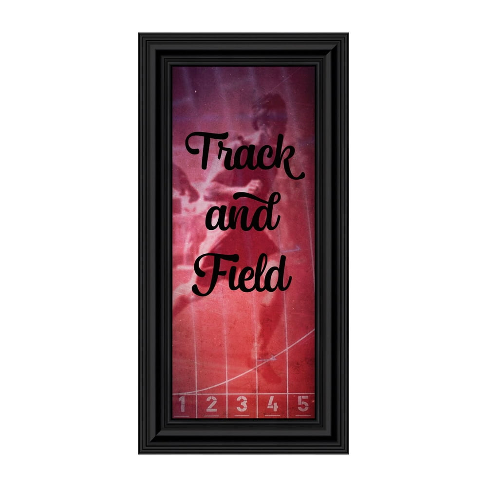 Track and Field, Runners Wall Art, Coach or Athlete Picture Frame, 6x12