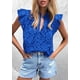 thumbnail image 2 of Remera PRETTYGARDEN 2025 con Volados y Mangas Cortas Azul XL, 2 of 7