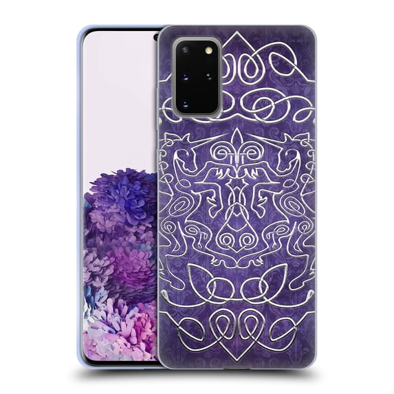 Head Case Designs Officially Licensed Brigid Ashwood Celtic Wisdom 3 Unicorns Soft Gel Case Compatible with Samsung Galaxy S20+ / S20+ 5G