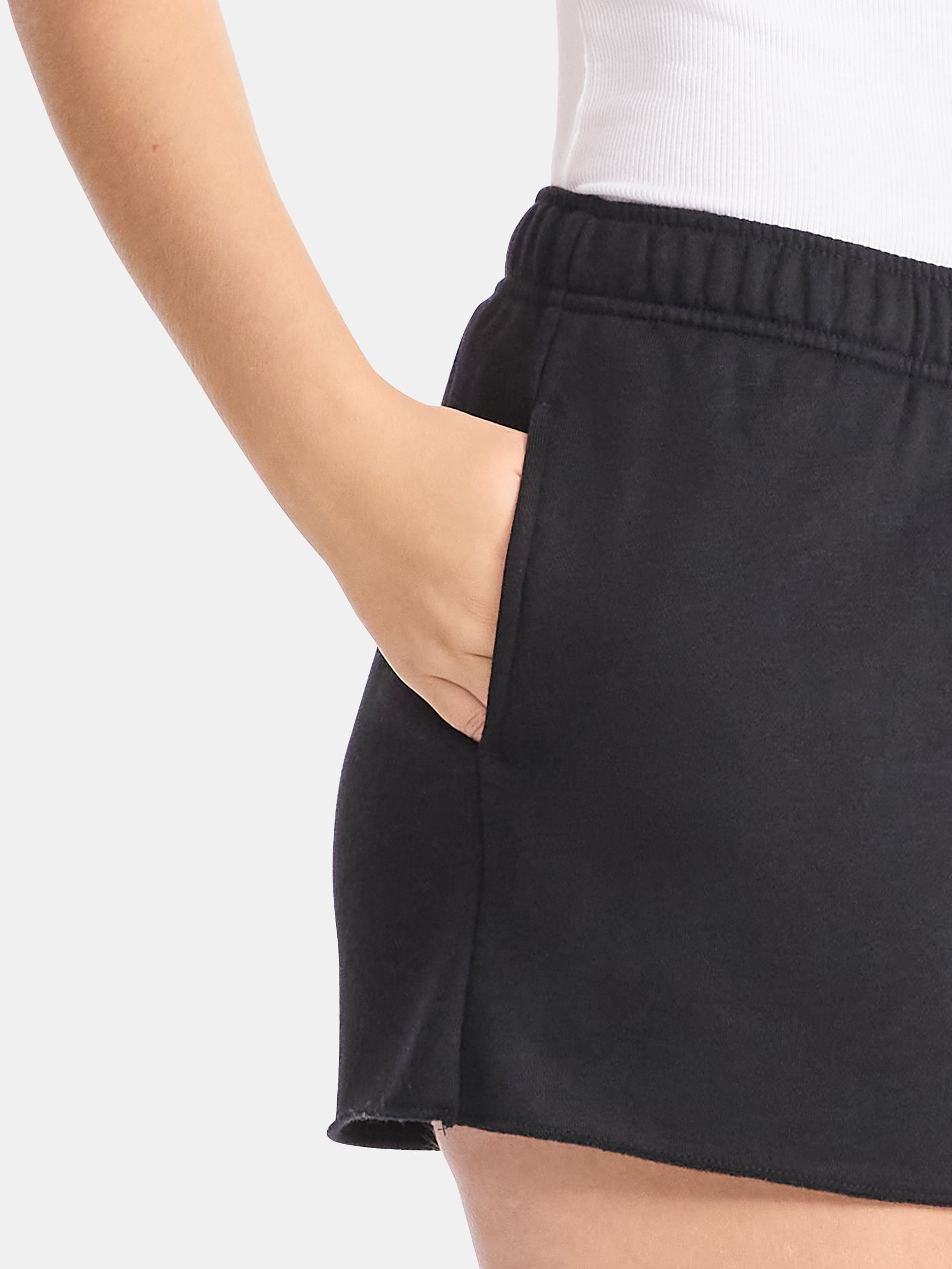 No Boundaries Fleece Foldover Shorts, 2'' Inseam, Women’s
