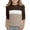 Brown, variant on AJTQTH Girls Casual 3/4 Sleeve T Shirts Kids Striped Color Block Printed Cute Crewneck Tops Spring Fashion Basic Athletic Tees Soft Tunic Blouse Light Blue#01 4-5 Years