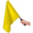 thumbnail image 3 of Drapeau de l'Arbitre Commande en Acier Inoxydable Drapeau de Main Drapeau Rouge Éponge de signal Poignée Patrouille Spéciale performance, 3 of 5