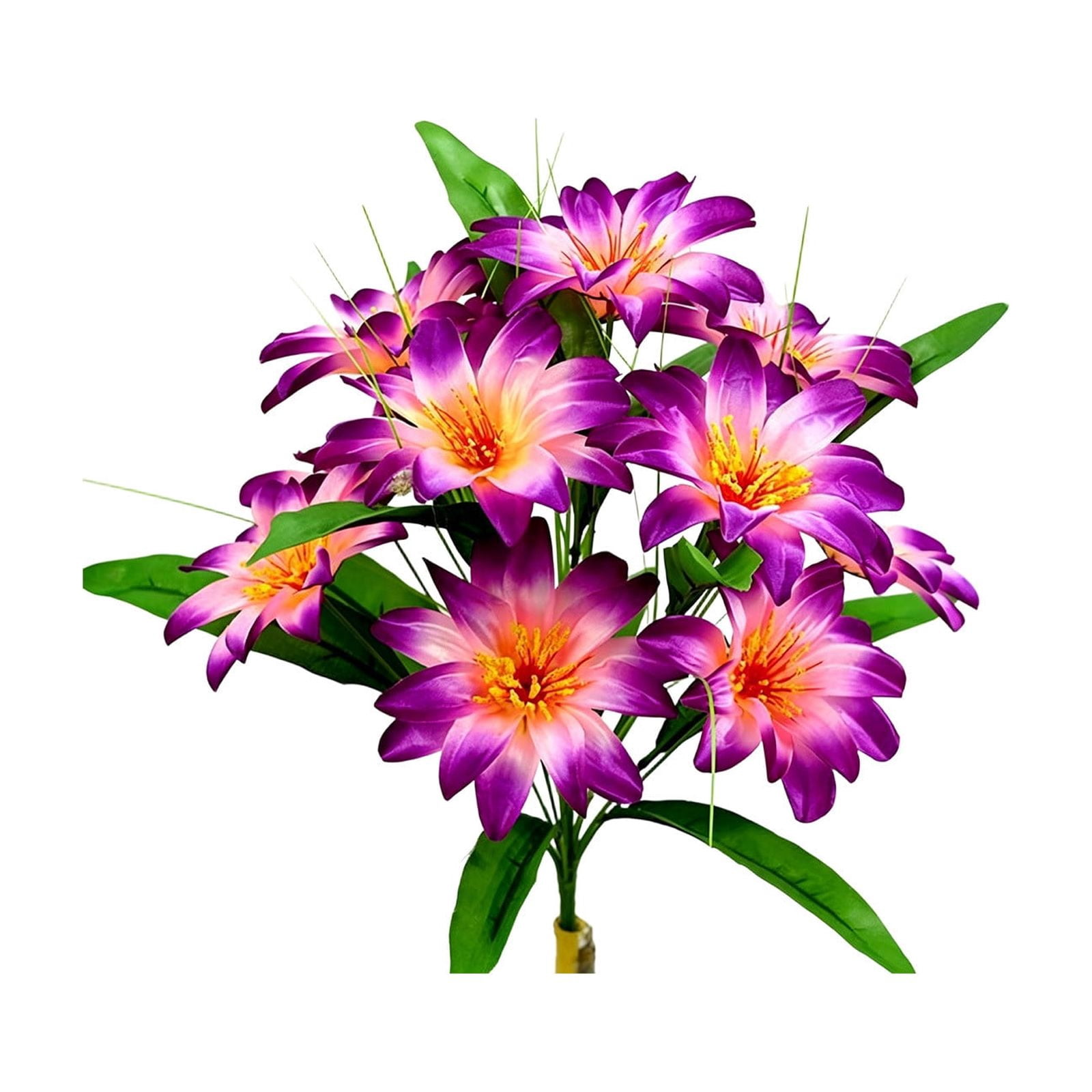 Werulen 8Pcs 12 Head Peony Artificial Flower Bouquet Realistic Full Bloom Vibrant,Home Living Room Table Wedding Decor,Faux Floral Bouquet,Table Decor Piece,Home Floral Accessory